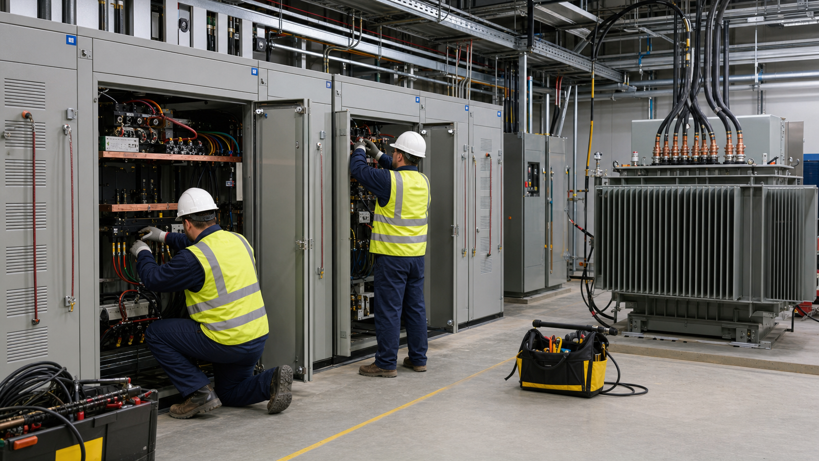 Electrical decommissioning of switchgear, transformers, and industrial wiring systems